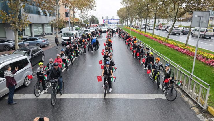 Gazze’deki Çocuklara Umut İçin Pedal Çevirdiler
