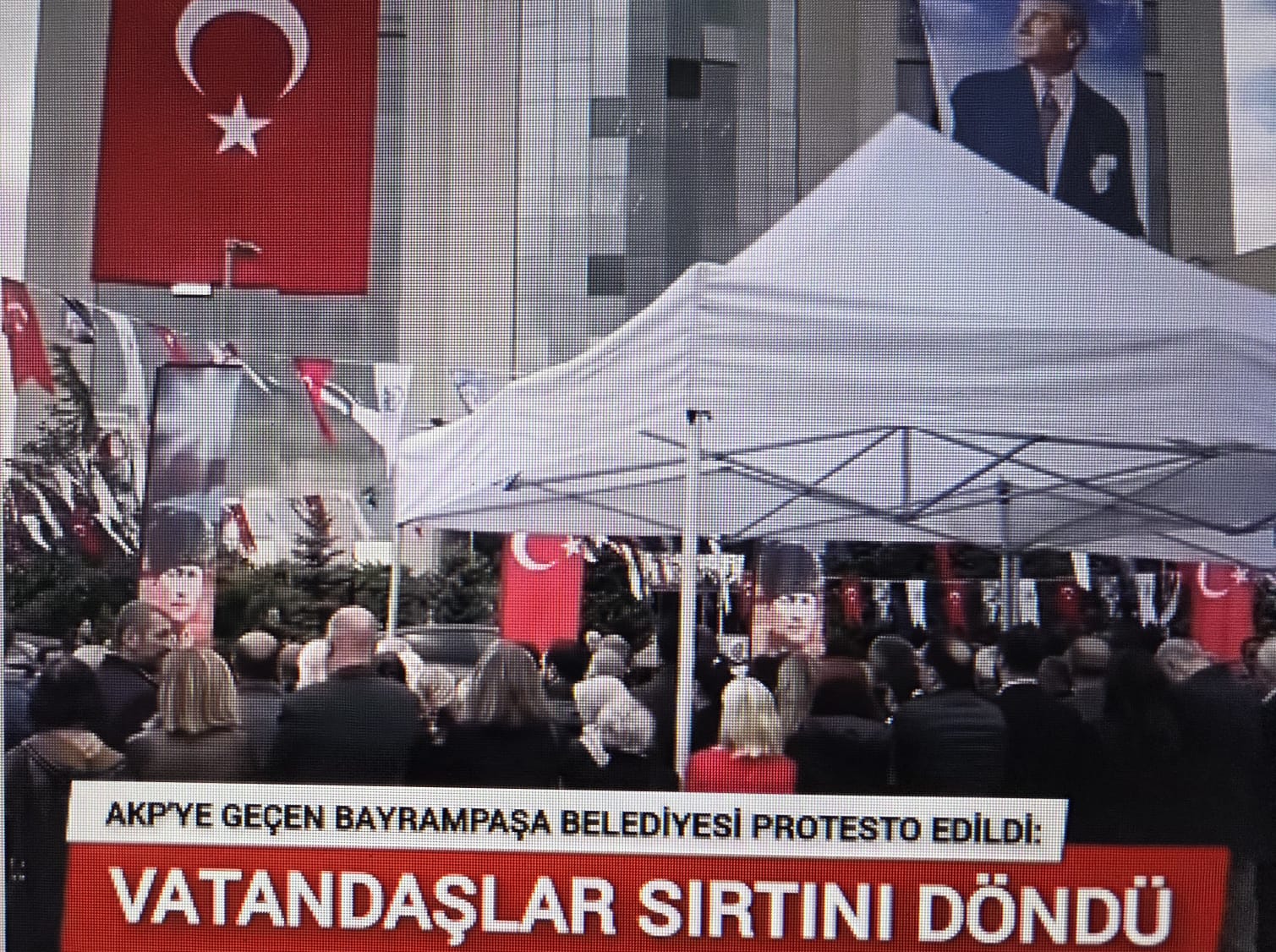 Bayrampaşa’da 29 Ekim Töreninde Sessiz Protesto