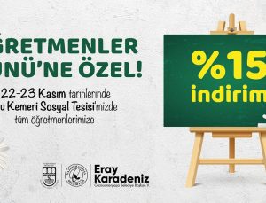SU KEMERİ SOSYAL TESİSİ’NDE ÖĞRETMENLERE 24 KASIM İNDİRİMİ