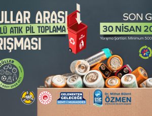Eyüpsultan’da Okullar Arası Ödüllü Atık Pil Toplama Kampanyası Başladı