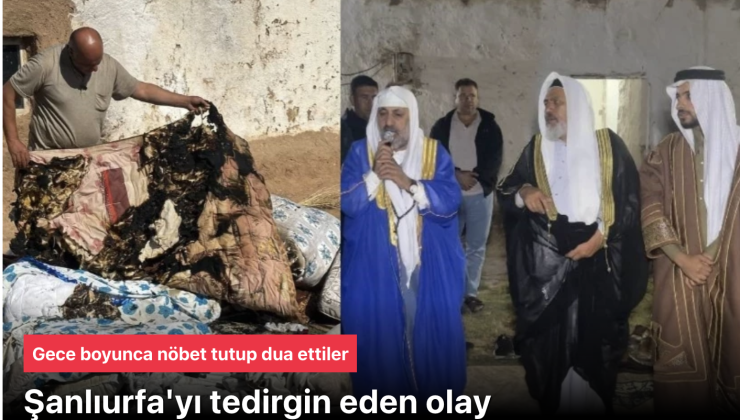 Şanlıurfa’yı tedirgin eden olay! Herkes kendi kendine yanan ev için seferber oldu