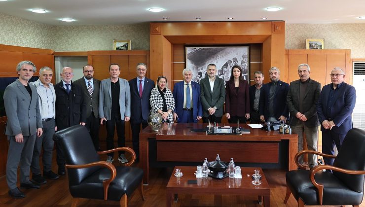 Muhtarlardan Başkan Vekili Akın’a ziyaret