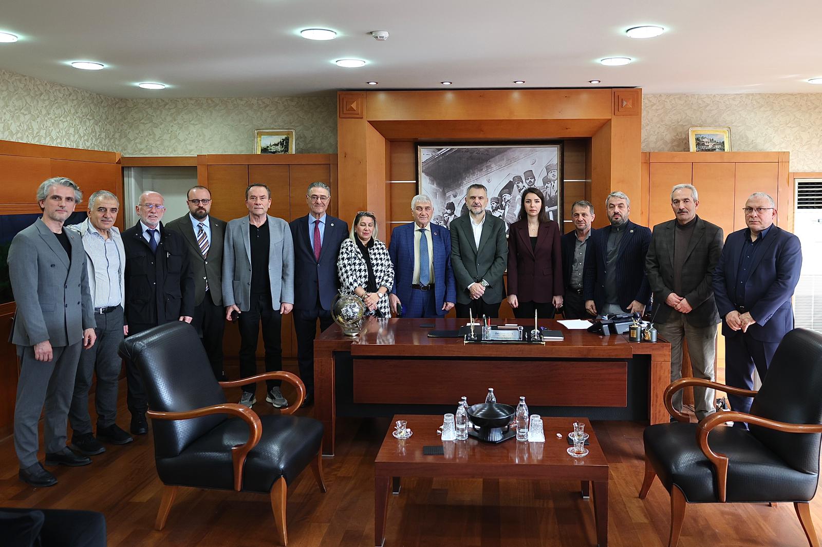 Muhtarlardan Başkan Vekili Akın’a ziyaret