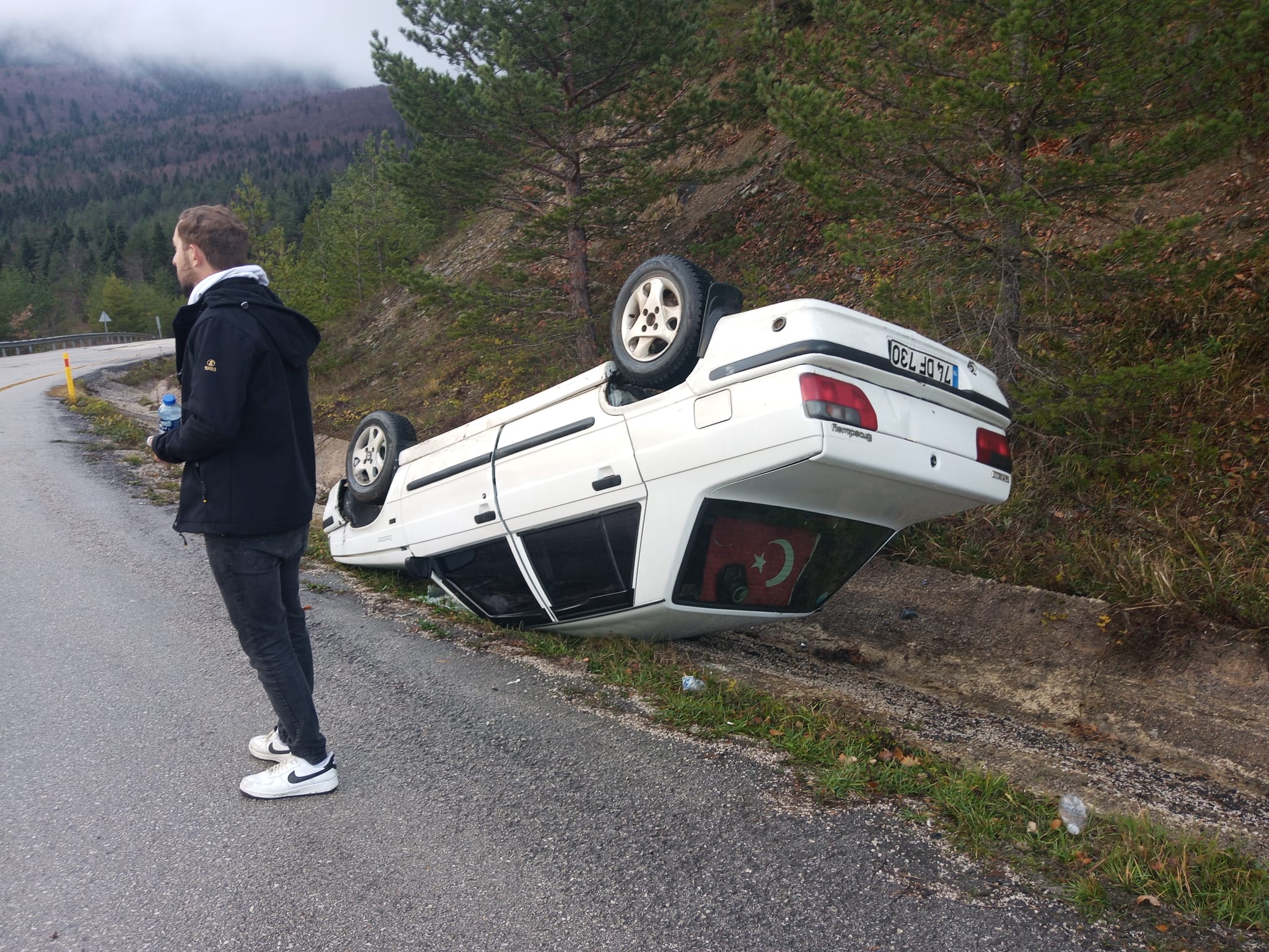 Cide–Şenpazar Yolunda Trafik Kazası