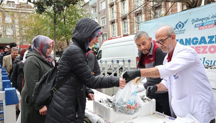 Sultangazi Belediyesi’nden Ücretsiz Balık Dağıtımı!