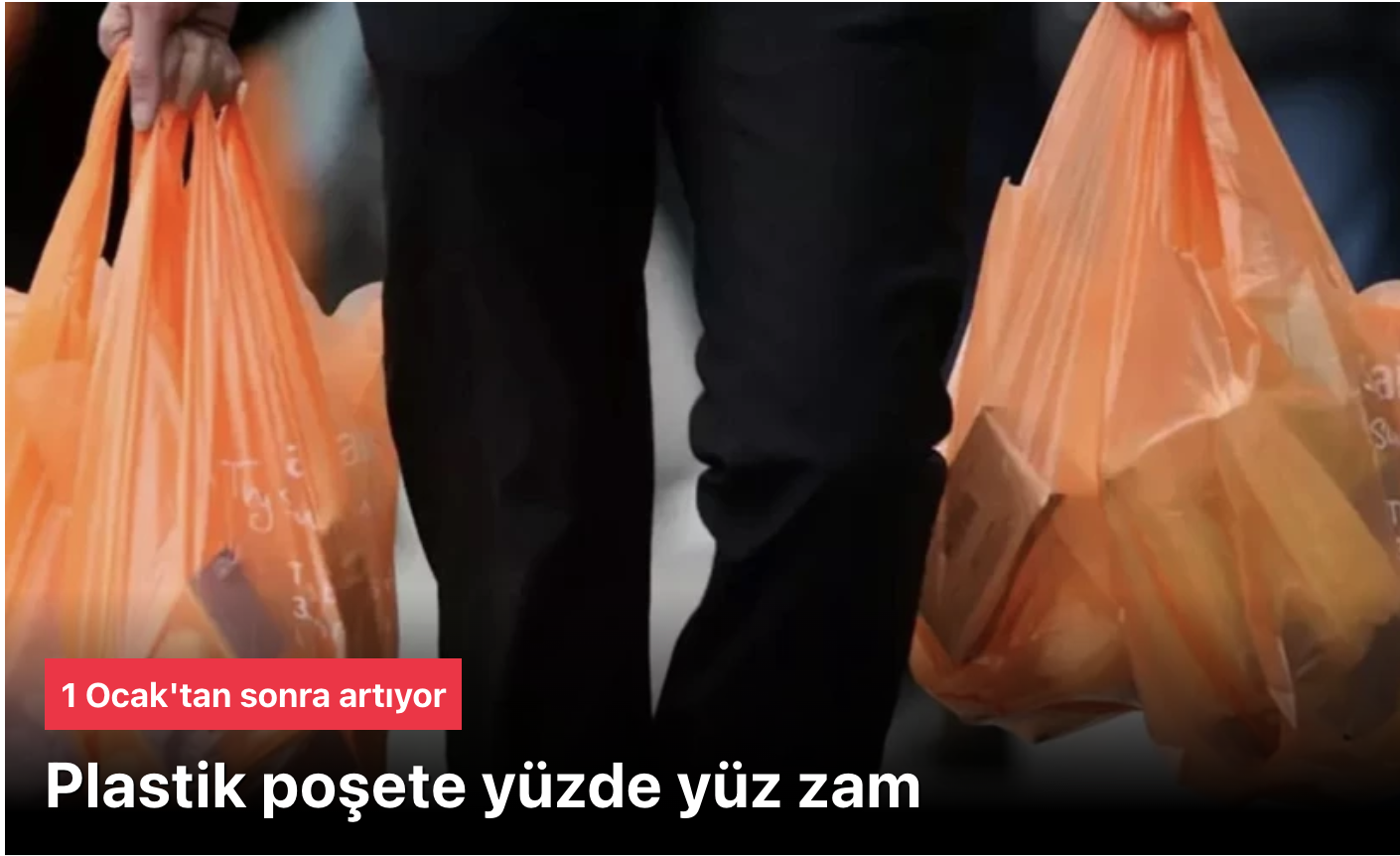 Plastik Poşet Fiyatı 2026’da %100 Zamlanıyor: 1 Ocak’tan İtibaren 1 TL’ye Yükseliyor!