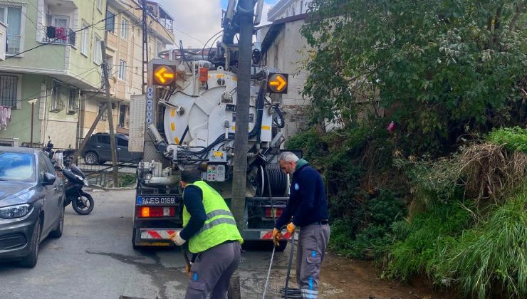 Fen İşleri ekipleri Eyüpsultan’ın dört bir yanında sahada
