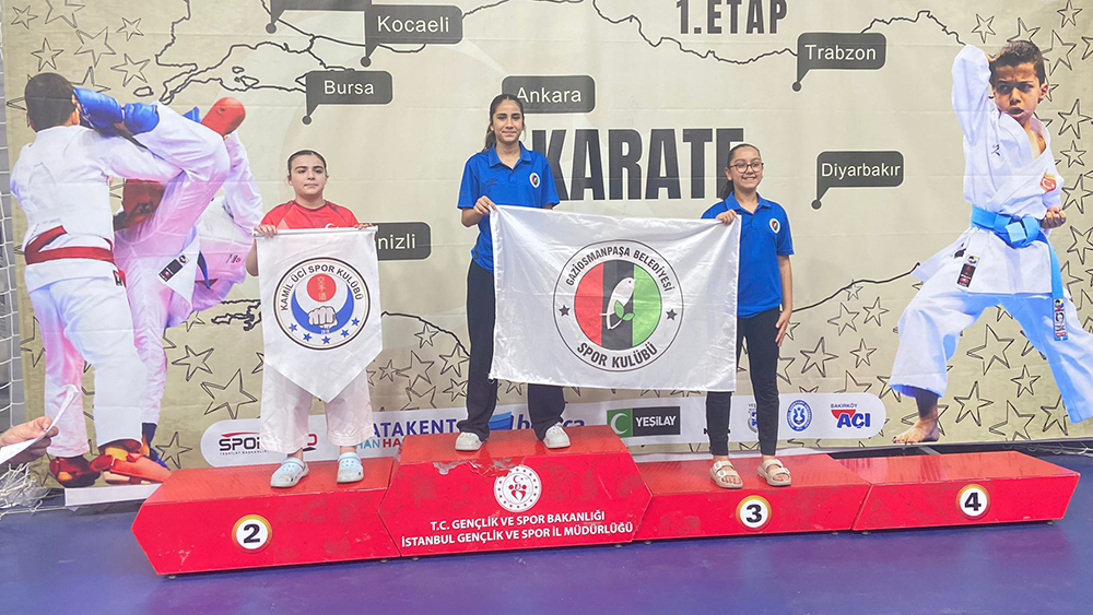 GAZİOSMANPAŞALI KARATECİLERDEN TÜRKİYE YILDIZLAR LİGİ’NDE 14 MADALYA