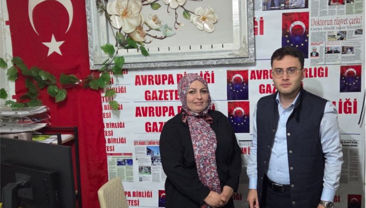 GAZİOSMANPAŞA’NIN BAŞARILI AVUKATI MUSTAFA BEKTAŞ, AVRUPA BİRLİĞİ GAZETESİ’NE ÖZEL ZİYARET GERÇEKLEŞTİRDİ