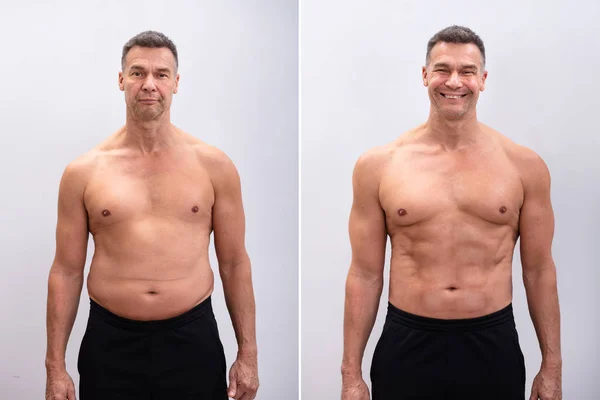 Muscle before after stok fotoğraflar, telifsiz resimler, görseller ...