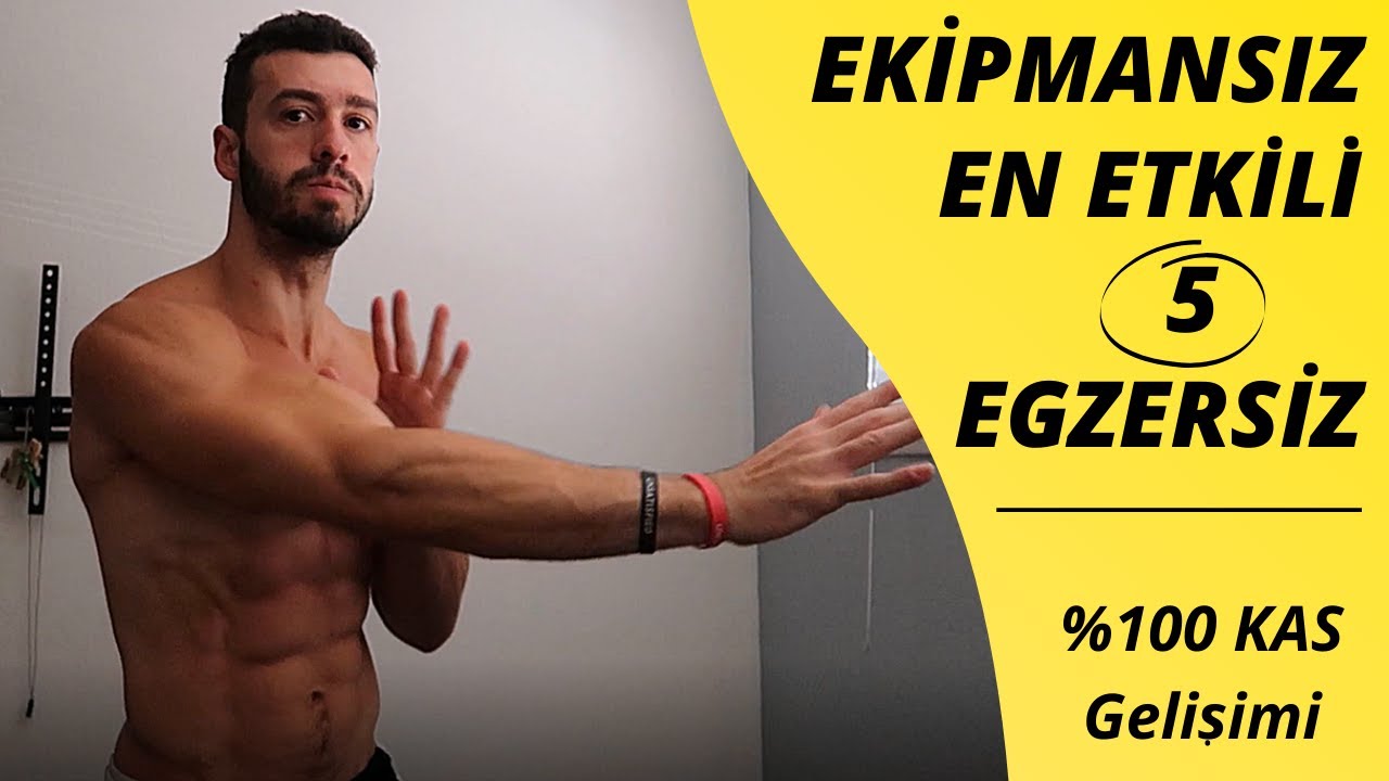 EN ÇOK KAS YAPAN 5 EV EGZERSİZİ (Bütün Vücudunu Ele Al!!)