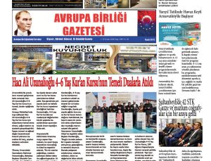 Avrupa Birliiği gazetesi 299. Sayısı