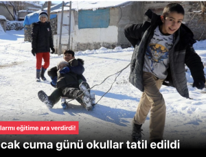 Kar Alarmı Verdi: 2 Ocak 2026 Cuma Günü Birçok İlde Okullar Tatil!