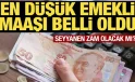 Enflasyon rakamları açıklandı… Emekli maaşı belli oldu! En düşük emekli maaşı ne kadar oldu?