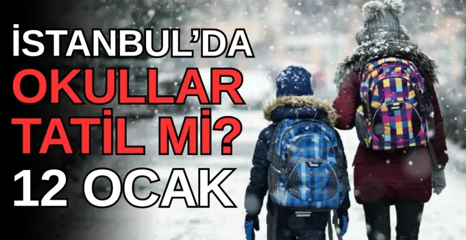 İstanbul Valiliği yarın İstanbul’da okulların tatil edildiğini açıkladı. Valilik, kamu kurum ve kuruluşlarında çalışan gazi, malûl gazi, engelli, hamile ve 8 yaşından küçük çocuğu bulunan kadın personelin de idari izinli sayılacağını bildirdi.