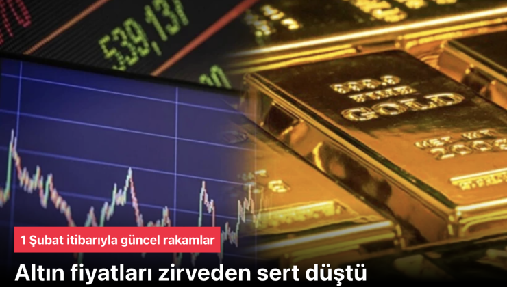 Altın Fiyatlarında Sert Düşüş! 1 Şubat 2026 Güncel Gram, Çeyrek, Yarım ve Cumhuriyet Altın Fiyatları