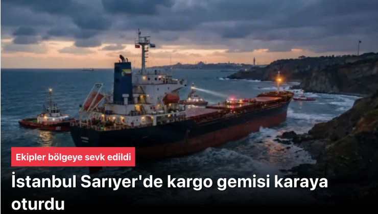 İstanbul’da Deniz Kazası: Komor Bayraklı “Razouk” Yük Gemisi Kısırkaya Açıklarında Karaya Oturdu! Kurtarma Çalışmaları Sürüyor