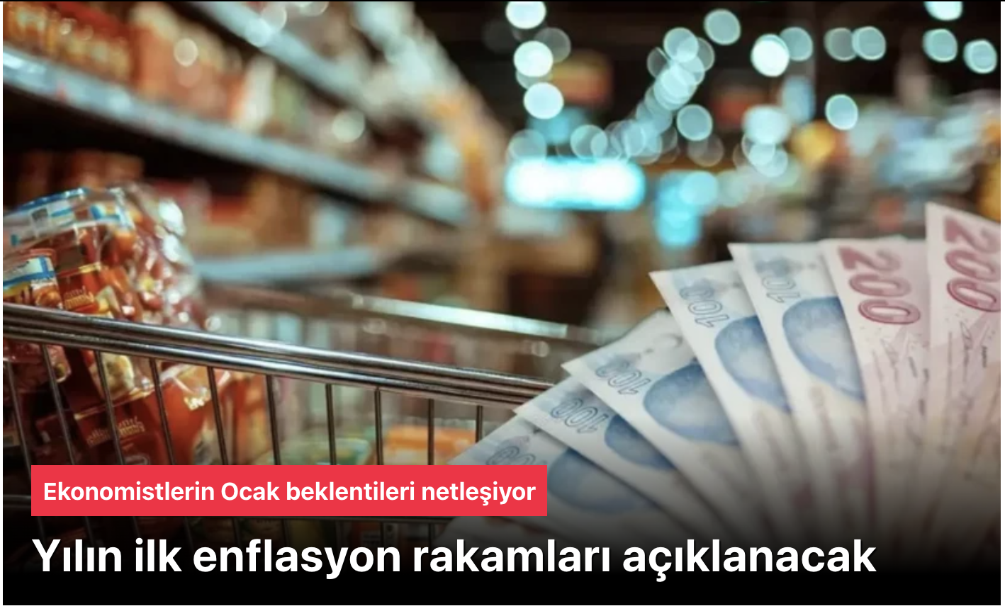 2026 ilk enflasyon rakamları açıklanıyor