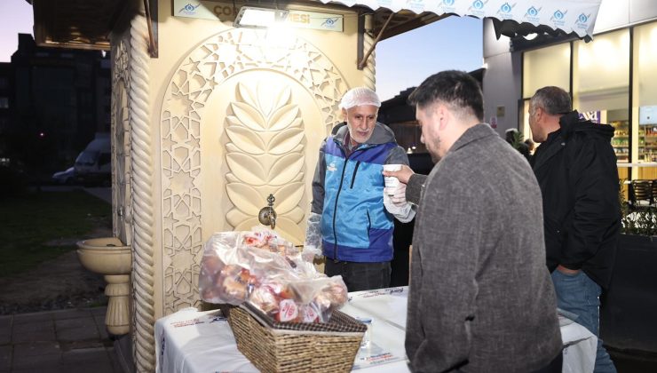 İkram Çeşmesi’nden Ramazan Boyunca Sıcacık Çorba Akıyor
