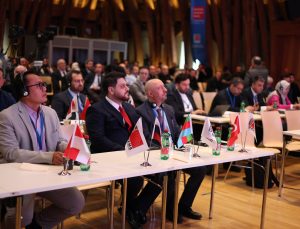 BTP Lideri Hüseyin Baş, Viyana’da düzenlenen 11. MEM Kongresi’nde konuştu.