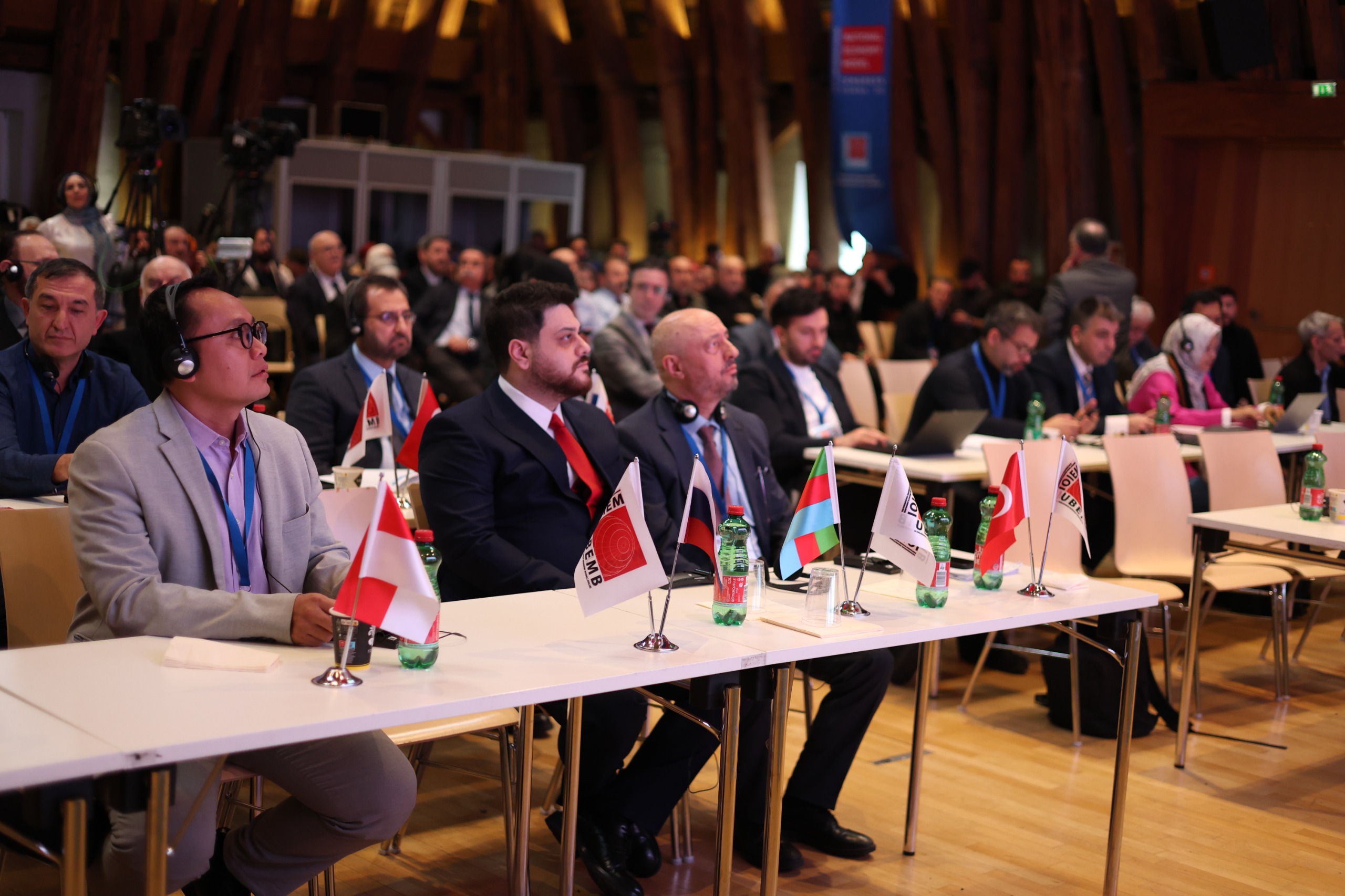 BTP Lideri Hüseyin Baş, Viyana’da düzenlenen 11. MEM Kongresi’nde konuştu.