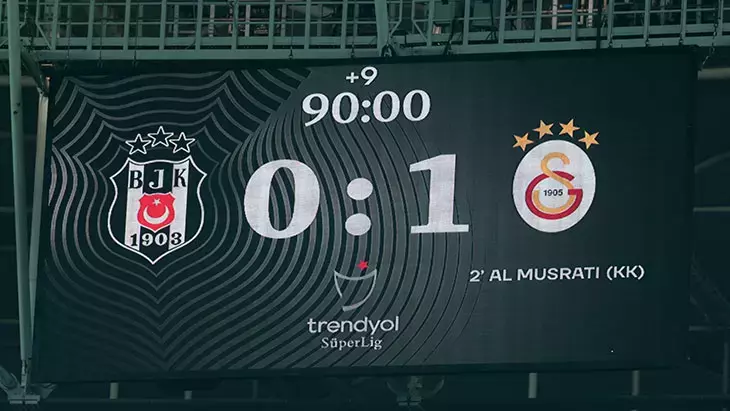 CANLI | Beşiktaş – Galatasaray Derbisi Sonuçlandı: Aslanlar 0-1 Kazandı! Osimhen Golüyle Liderlik Korundu, Beşiktaş’ın 17 Maçlık Serisi Bitti