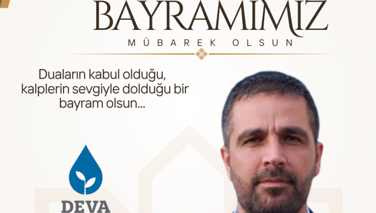 Devran Kenç Deva Partisi Gaziosmanpaşa ilçe Başkanı