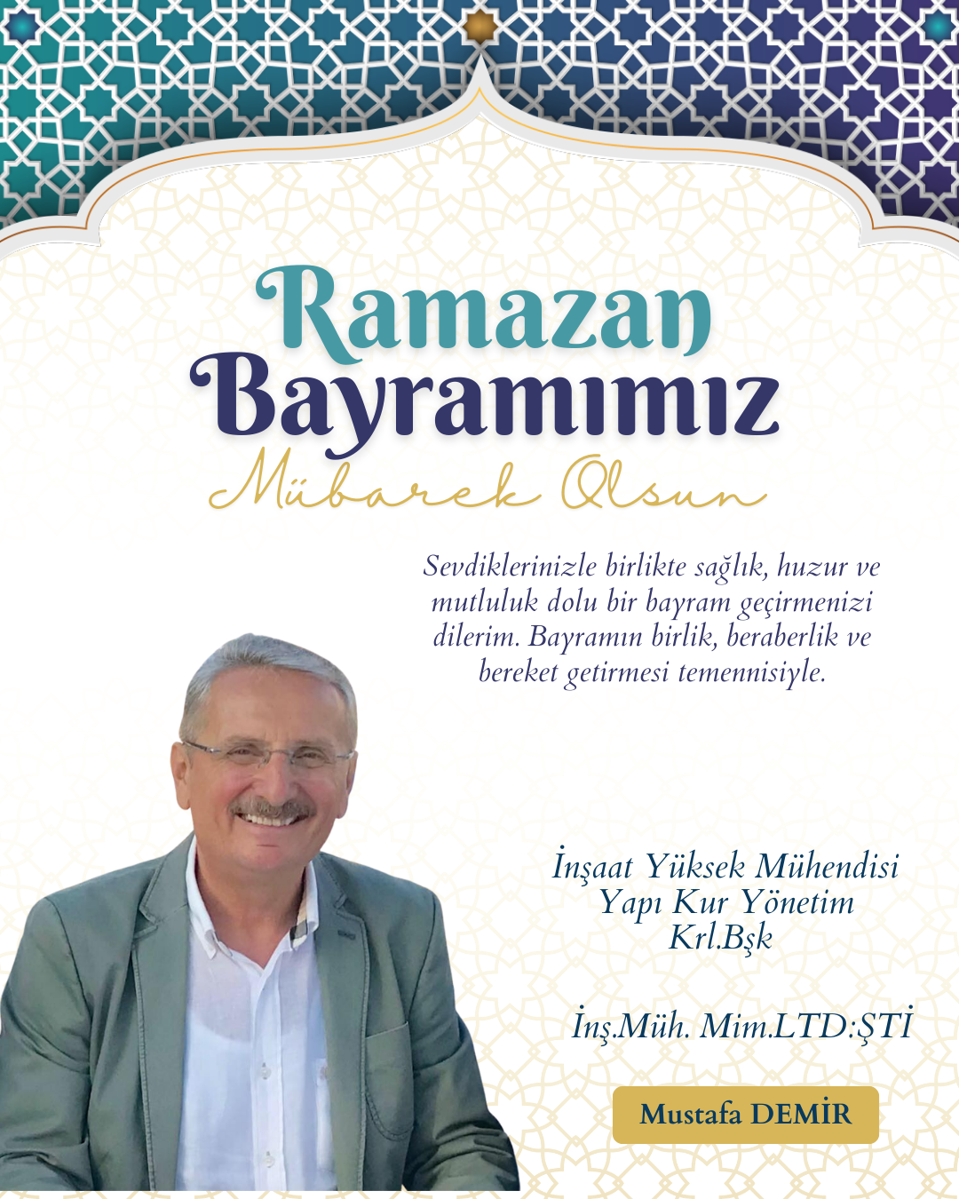 Mustafa Demir İnşaat Yüksek Mühendisi