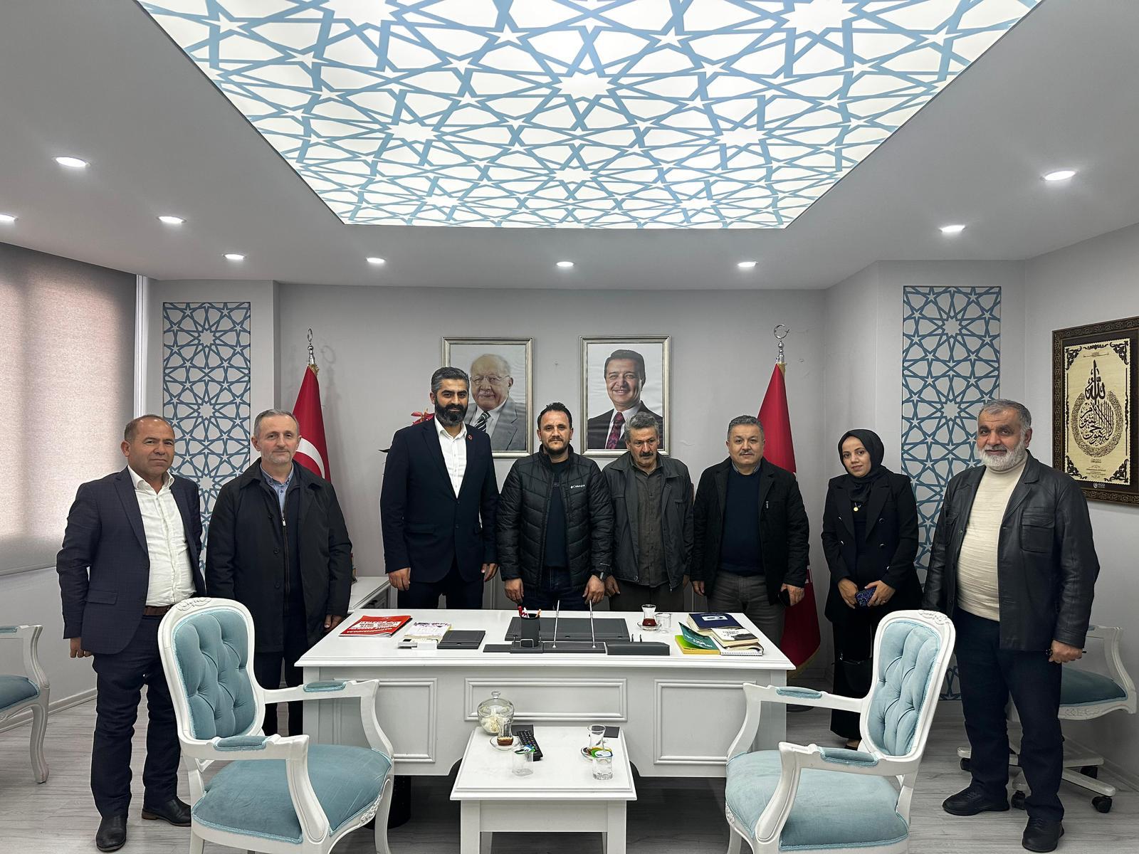 Gaziosmanpaşa’da DEM Parti’den Saadet Partisi’ne Ziyaret: Çözüm Süreci Masada