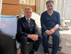 EYÜPSULTAN MÜFTÜSÜ BASRİ BEKTAŞ KALP KRİZİ GEÇİRDİ KAYMAKAM Dr. ARSLAN YURT ZİYARET ETTİ