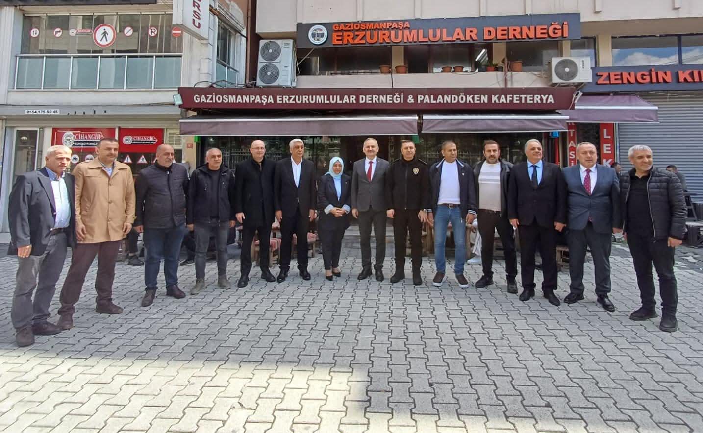 Gaziosmanpaşa Kaymakamı’ndan Erzurumspor’a tebrik ziyareti