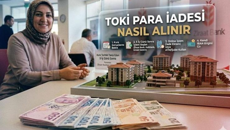 TOKİ 5.000 TL başvuru ücreti iadesi (İstanbul 100 bin konut kura sonrası) ile ilgili güncel durum şöyle: