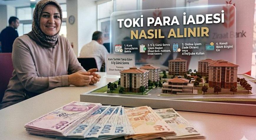 TOKİ 5.000 TL başvuru ücreti iadesi (İstanbul 100 bin konut kura sonrası) ile ilgili güncel durum şöyle: