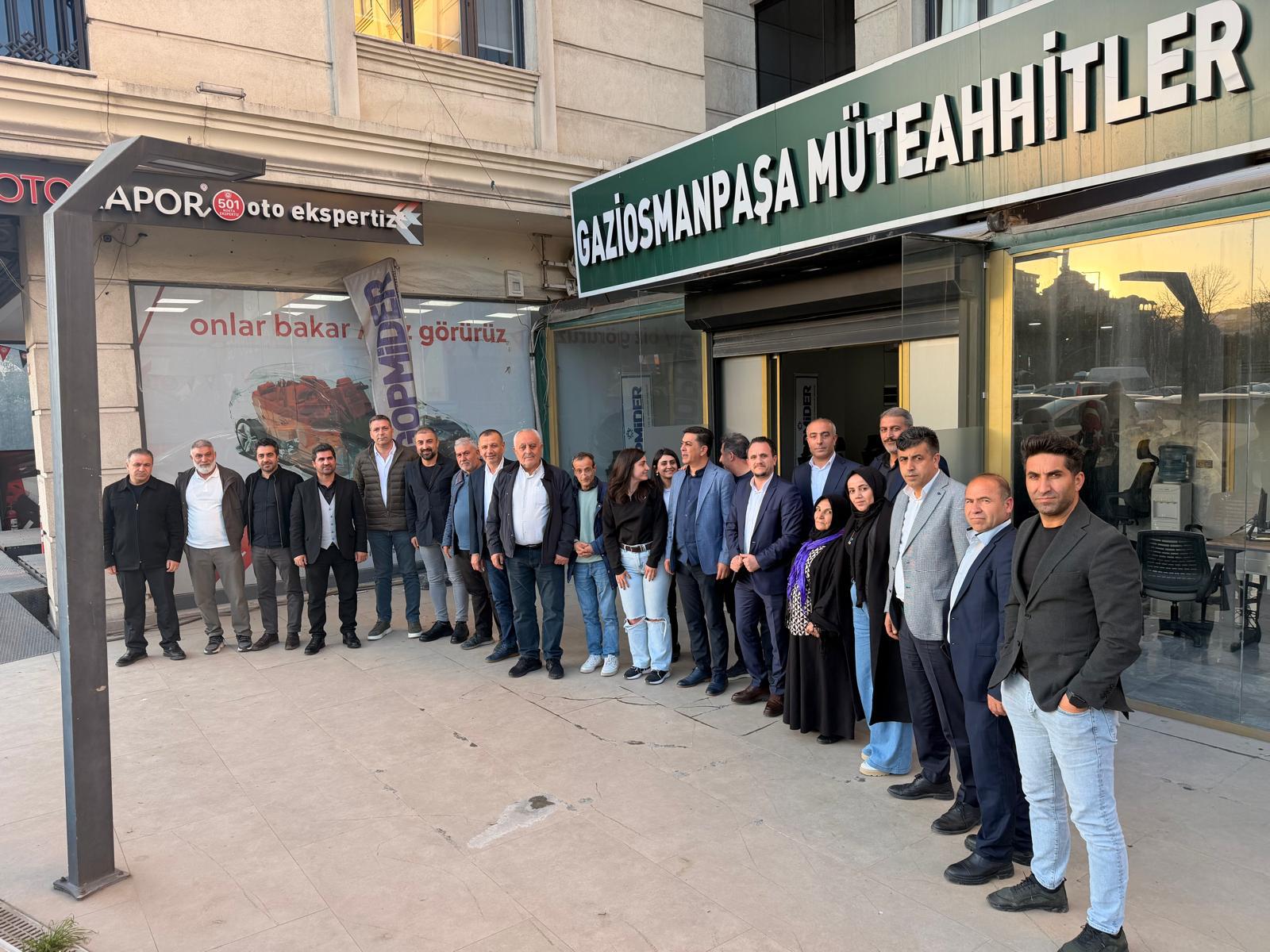 Gaziosmanpaşa’da DEM Parti’den GOPMİDER’e Ziyaret: Diyalog ve İş Birliği Vurgusu