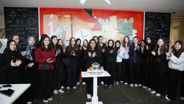 Matematik Evi’nde 100 Bininci ziyaretçi heyecanı