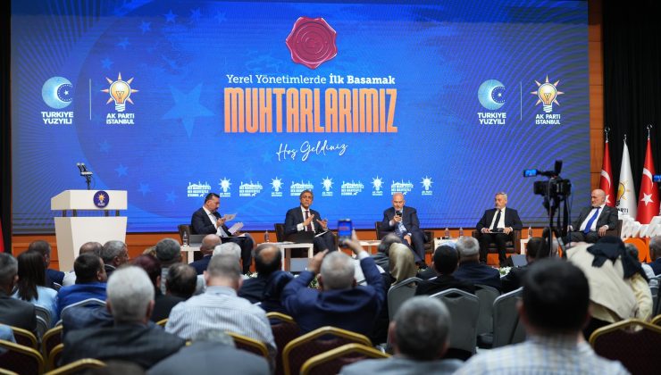 AK Parti İstanbul’dan muhtarlık vurgusu.