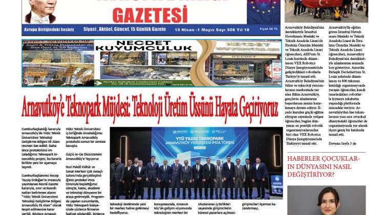 AVRUPA BİRLİĞİ GAZETESİ 306 SAYISI