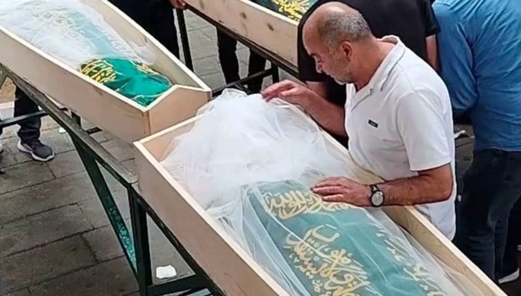 Görele’de Selde Hayatını Kaybeden Kırca Ailesi Son Yolculuğuna Uğurlandı