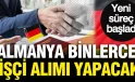 Almanya Binlerce İşçi Alımı Yapacak: Yeni Süreç Başladı