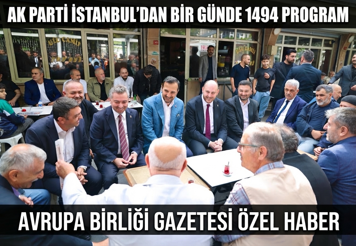 AK Parti İstanbul’dan bir günde 1494 program
