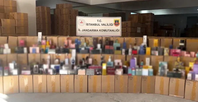 Bayrampaşa’da Dev Sahte Parfüm Operasyonu: 350 Milyon TL’lik Ürün Ele Geçirildi
