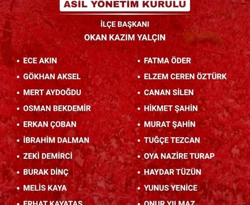 Yeni Parti Gaziosmanpaşa İlçe Yönetimi Belli Oldu