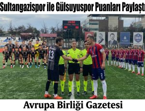 Sultangazispor ile Gülsuyuspor Puanları Paylaştı