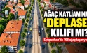 Ağaç katliamına “deplase” kılıfı mı? 168 ağaç taşınıyor!