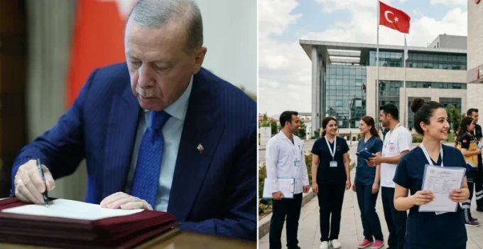 Cumhurbaşkanı Erdoğan İmzaladı: 31 Bin Sağlık Personeli Alınacak