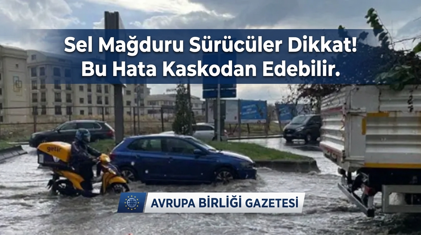 Sel Mağduru Sürücüler Dikkat! Bu Hata Kaskodan Edebilir